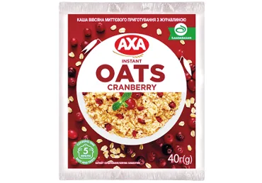 AXA jõhvikatega kiirkaerahelbepuder 40 g