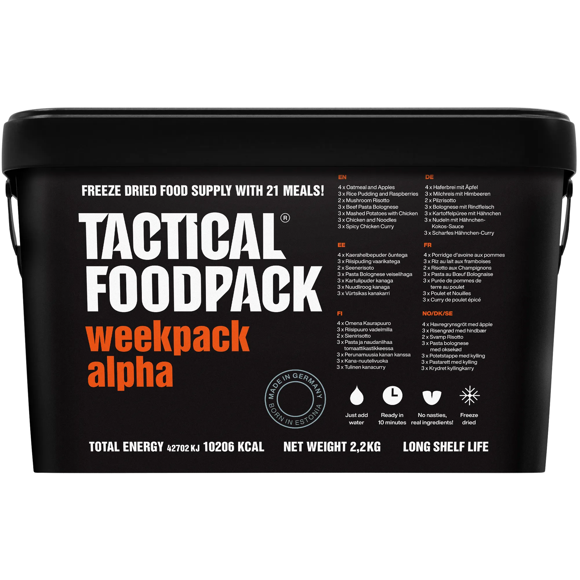 Tactical Foodpack Weekpack Alpha