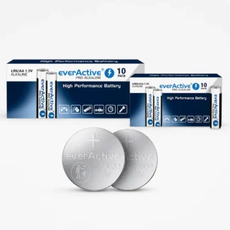 EverActive kodune patareivaru 22 tk – AA, AAA ja CR2032 patareid