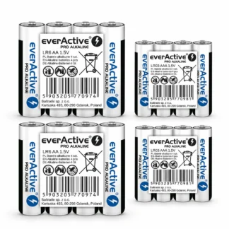 EverActive mänguasjade AA ja AAA patareikomplekt 16 tk